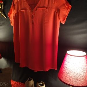 Women's blouse  orange 2x
